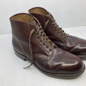 Vtg '70 GREB KODIAK iconic brown worker hipster rockabilly ankle mens boots sz 8